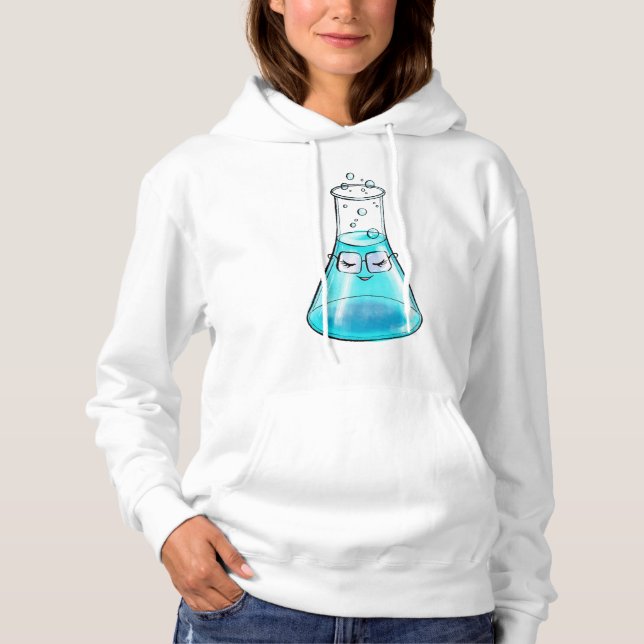 Cute Chemistry Science Lab Art T Shirt (Framsida)