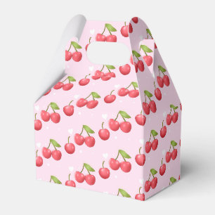 Cute Cherry 1:a födelsedag Party Presentaskar