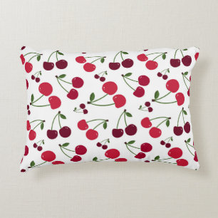 Cute cherry mönster accent Pillow Prydnadskudde