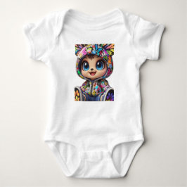 Cute Chibi Bear i Graffiti Butterfly Hoodie - Kaw T Shirt