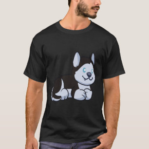 Cute Chibi Husky väntar på dig T Shirt