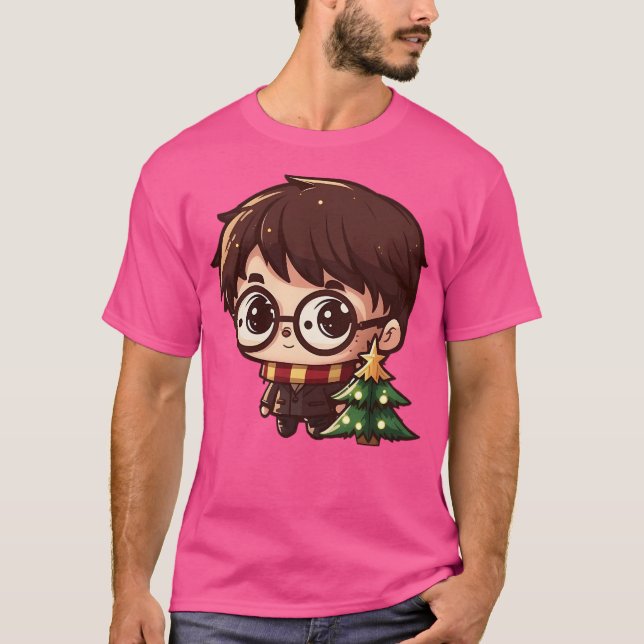 Cute Chibi Kawaii Character T Shirt (Framsida)