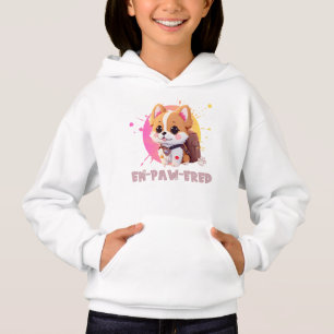 Cute Chibi Kawaii Corgi Namn-skolåret på baksidan T Shirt