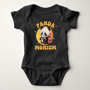 Cute Chibi Kawaii Panda Namn School Year on Back T Shirt