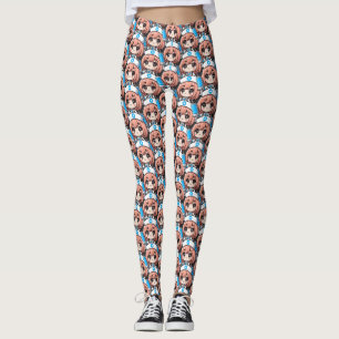 Cute Chibi Nurse - hälsovård, djur, medicin Leggings