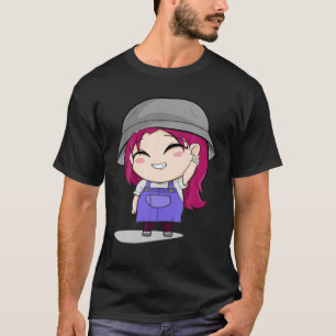 Cute Chibi Stil Kawaii Anime Girl T Shirt
