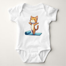 Cute Chibi Yoga Cat