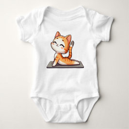 Cute Chibi Yoga Cat T Shirt