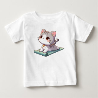 Cute Chibi Yoga Cat T Shirt