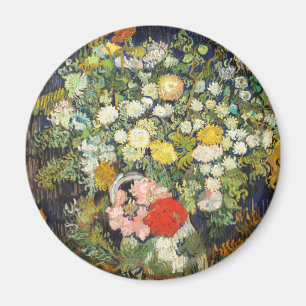 Cute Chic Blommigt Flowers Magnet