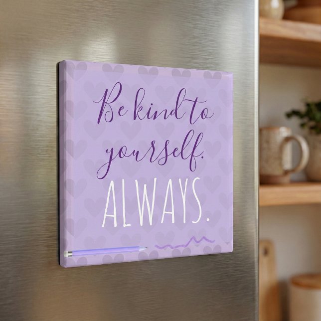 Cute Chic Pastel Lavender Motivational Magnet (Skapare uppladdad)