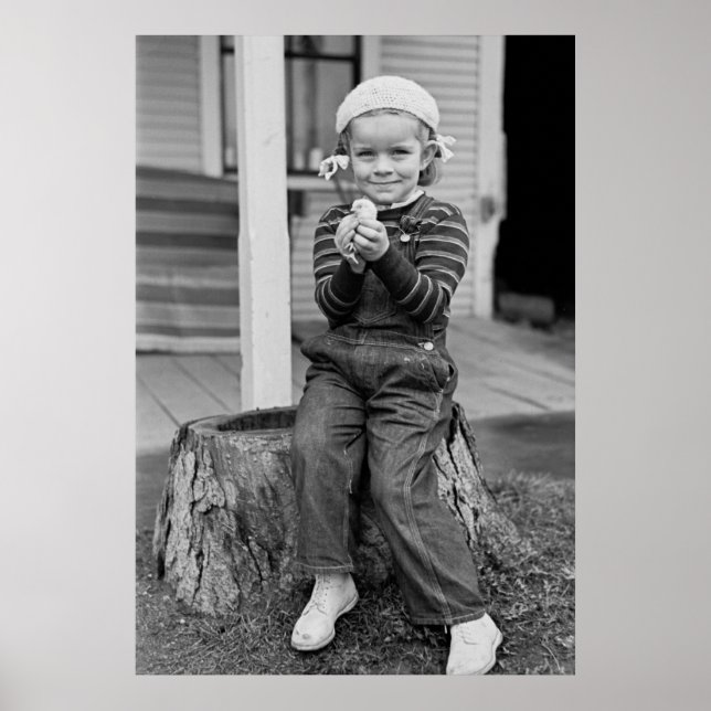 Cute Chick, 1937 Poster (Framsidan)