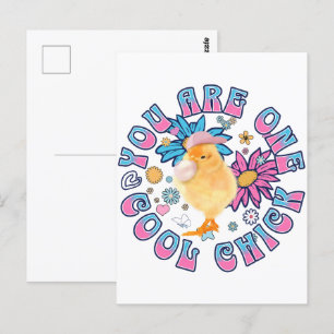 Cute Chick - du är en Coola Chick Vykort