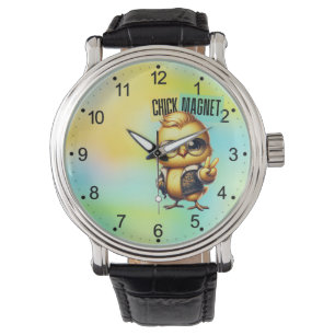 Cute Chick Magnet Funny Påsk-54546 Armbandsur