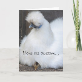 Cute chick/Mors dag-kycklingkort Kort