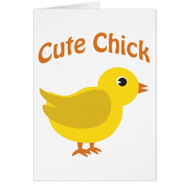 Cute Chick OBS Kort (Framsidan)