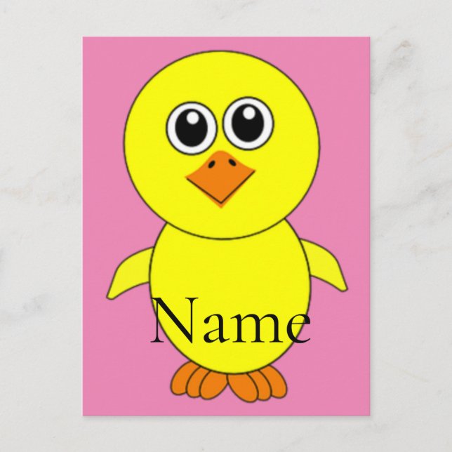 Cute-Chick Thunder_Cove Vykort (Framsida)