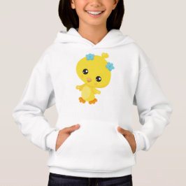 Cute Chicken, Baby Chicken, Chick, blommor T Shirt