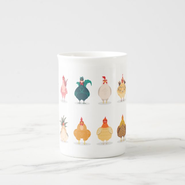  Cute Chicken Benporslin Mugg (Framsidan)