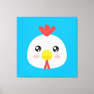 Cute Chicken Canvastryck