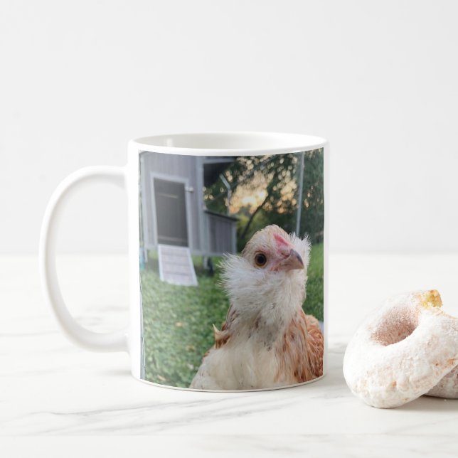 Cute Chicken Coffee Mug – Farmhouse Style Kaffemugg (Med munk)