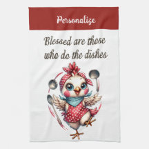 Cute Chicken Cooking Funnyy Kitchen Quote