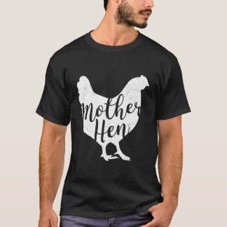 Cute Chicken Gift Fo för mor Hen Lycklig Mors dag T Shirt