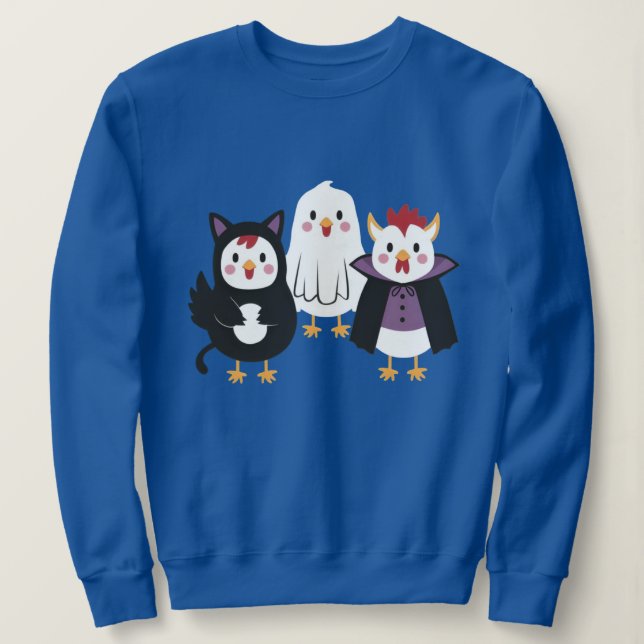 Cute Chicken Halloween T-Shirt - Funny Chickens (Design framsida)