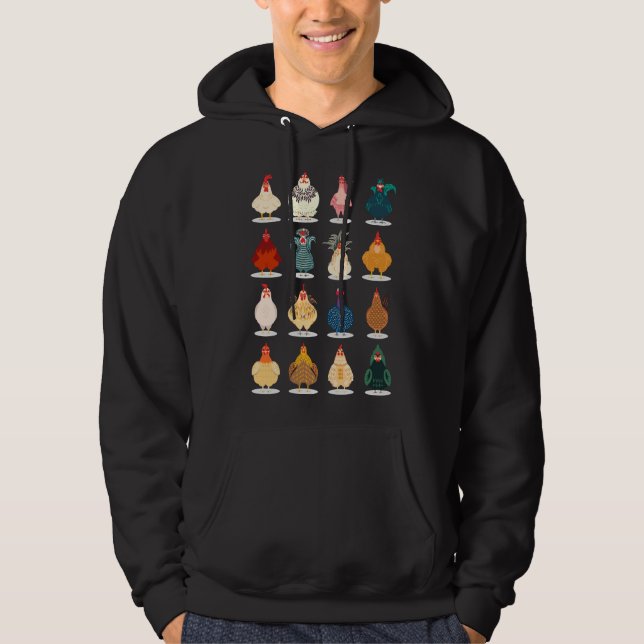 Cute Chicken Hoodie (Framsida)