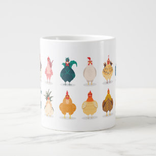 Cute Chicken Jumbo Mugg