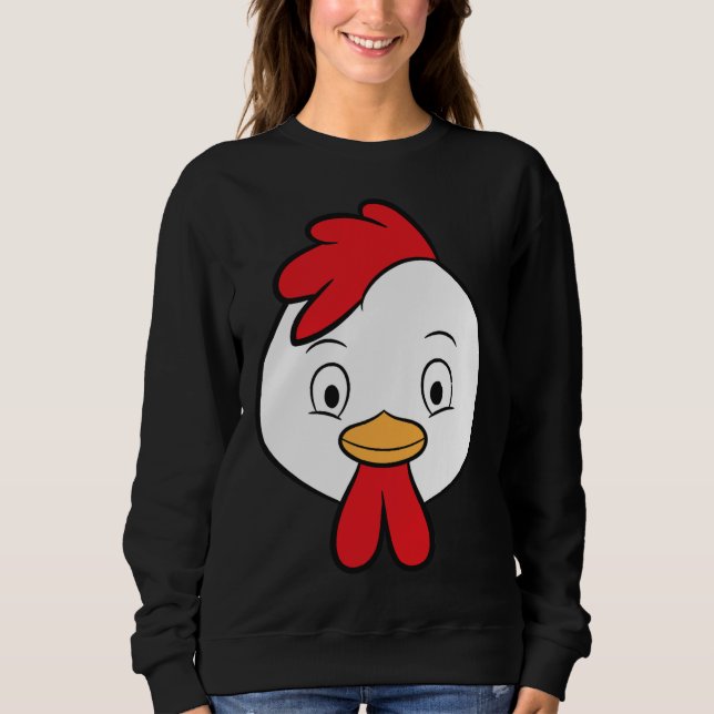 Cute Chicken Kids Chi T Shirt (Framsida)