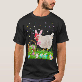 Cute Chicken Påsk Day Bunny Eggs Påsk Costume T Shirt