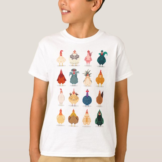 Cute Chicken T Shirt (Framsida)