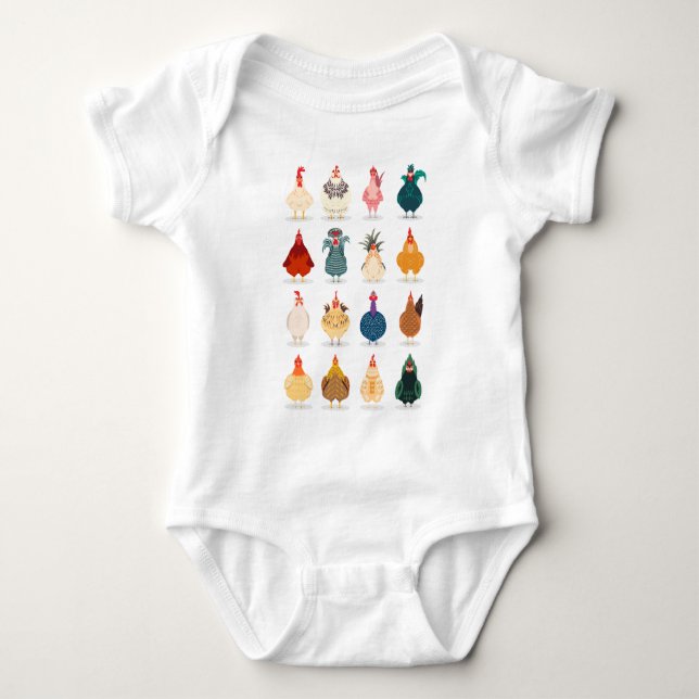 Cute Chicken T Shirt (Framsida)