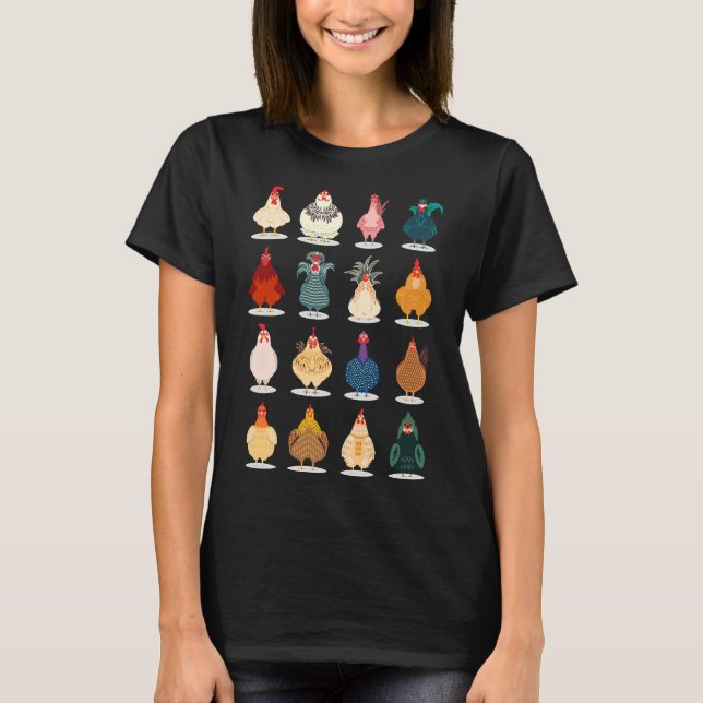 Cute Chicken T Shirt (Framsida)