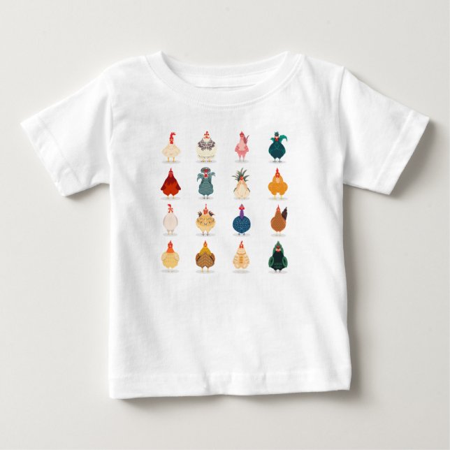  Cute Chicken T Shirt (Framsida)
