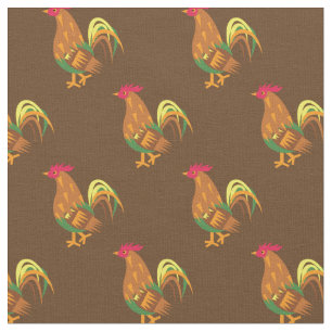 Cute Chicken Tupp Kids Baby Nursery Brown Tyg