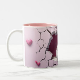 Cute Chicken Två-Tonad Mugg