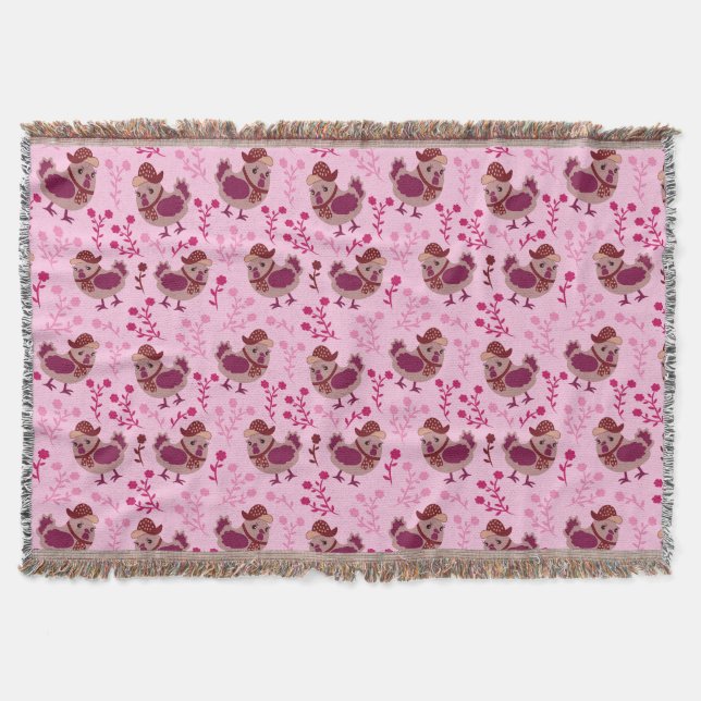 Cute Chickens Filt (Framsidan)