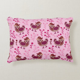 Cute Chickens Prydnadskudde