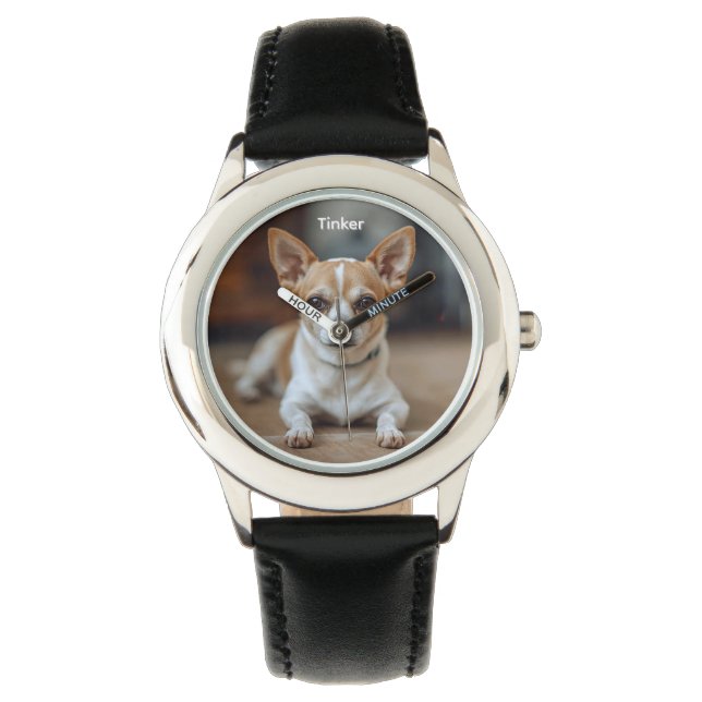 Cute Chihuahua Barn Personlig Watch Armbandsur (Framsida)