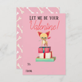 Cute Chihuahua bli mitt Valentine-kort Inbjudningar