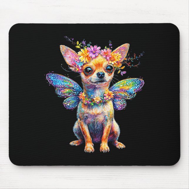 Cute Chihuahua Dog Angel With Wings  Musmatta (Framsidan)
