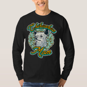 Cute Chihuahua Dog Mom Vintage Retro Tattooed T Shirt