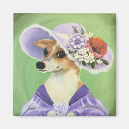 Cute Chihuahua Dress Up Magnet