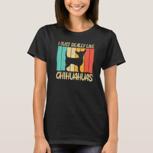 Cute Chihuahua För manar Women Chihuahua Pet Hund T Shirt