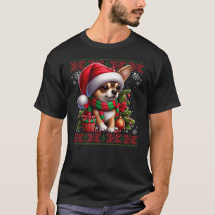 Cute Chihuahua Hund Ugly jul Sweater T Shirt