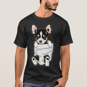 Cute Chihuahua i din Pocket-jul T Shirt