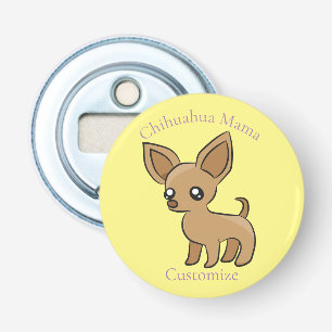 Cute Chihuahua Mamma Art Thunder_Cove Flasköppnare