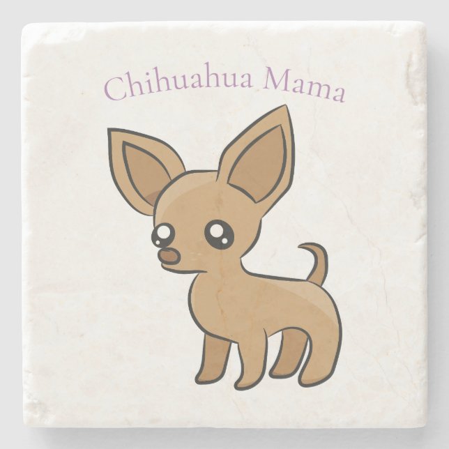 Cute Chihuahua Mamma Art Thunder_Cove Stenunderlägg (Framsidan)